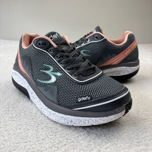G-DEFY Womens 'Mighty Walk' Shoes Size 9 Gray/Pink Sneakers Comfort Athletic